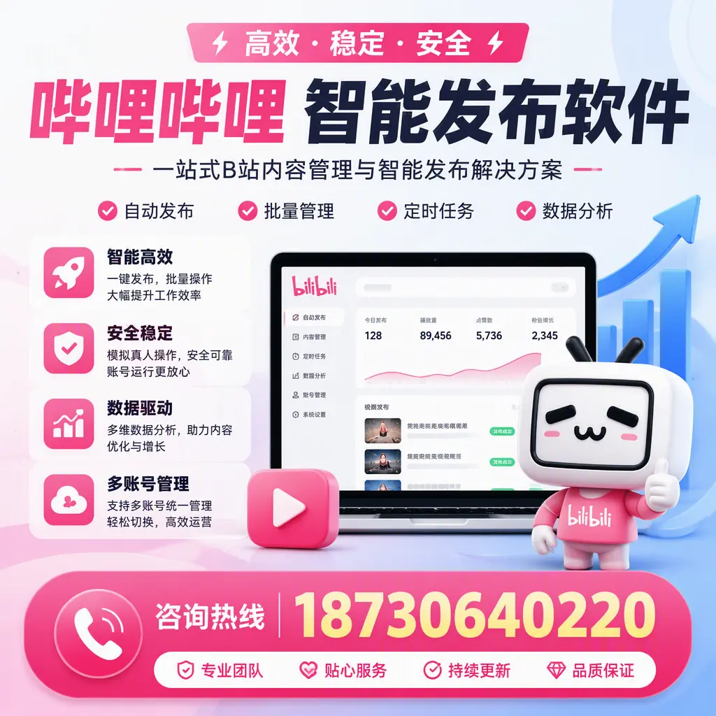 哔哩哔哩智能发布软件适用场景分析：在 大庆 的最佳实践