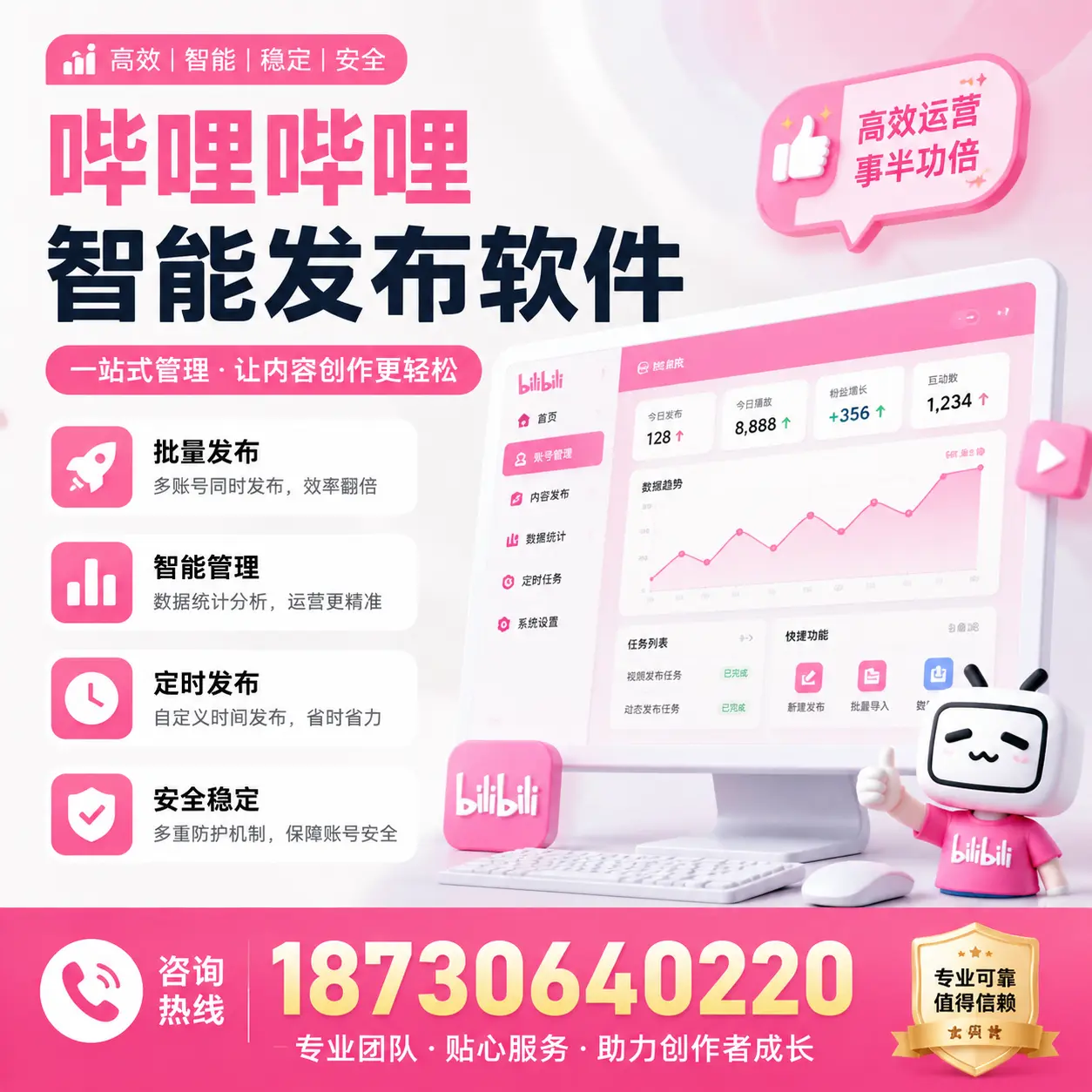如何评估哔哩哔哩智能发布软件的ROI?大庆 企业必读